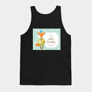 Walk Humbly Kids Scripture Art Tank Top